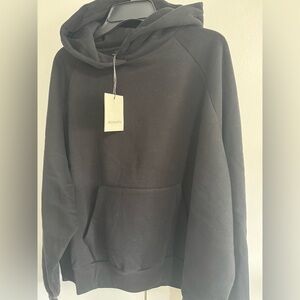 All Saints Men's Charcoal Hoodie